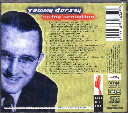 Tommy Dorsey - Swing Sensation - Click Image to Close